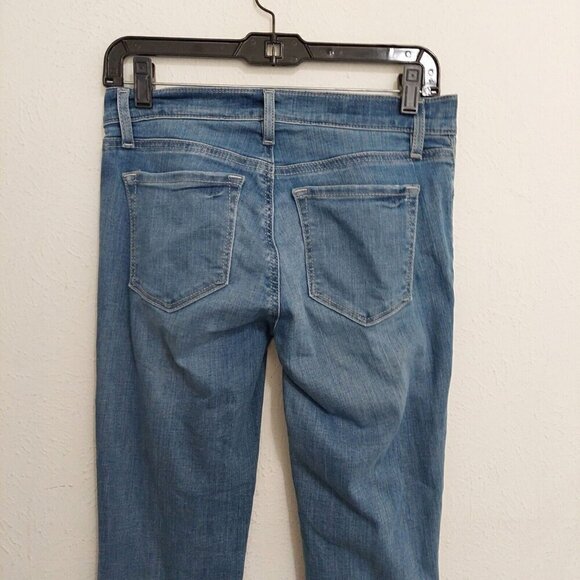 Loft Women’s Jeans Size 25 Blue Modern Curvy Skinny Pants Stretch Denim Low Rise - Picture 6 of 10